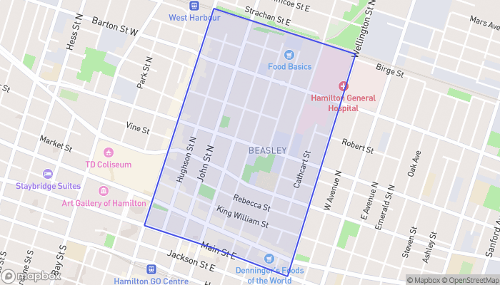 Map of Beasley