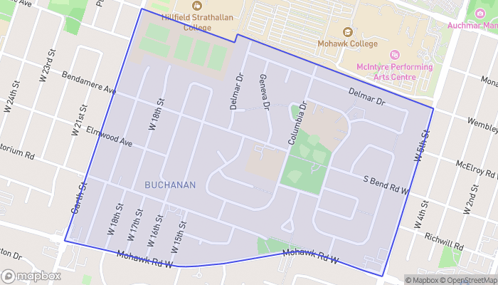 Map of Buchanan