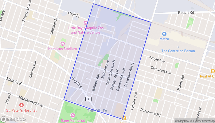 Map of Crown Point West