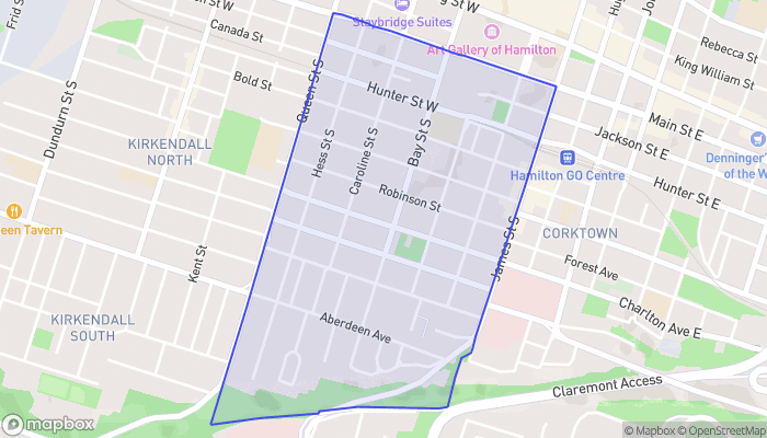 Map of Durand