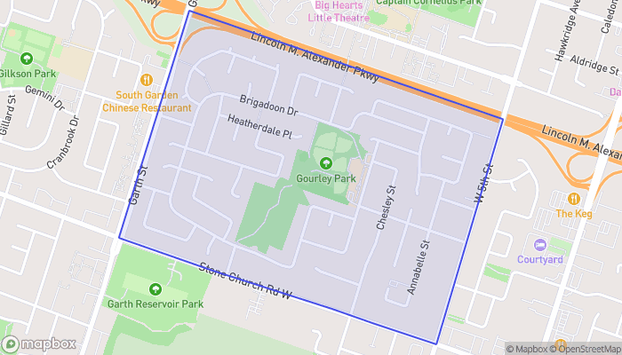 Map of Gourley
