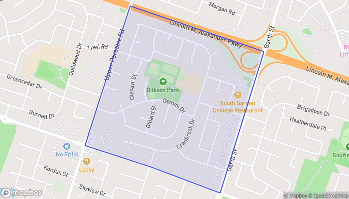 Map of Gilkson