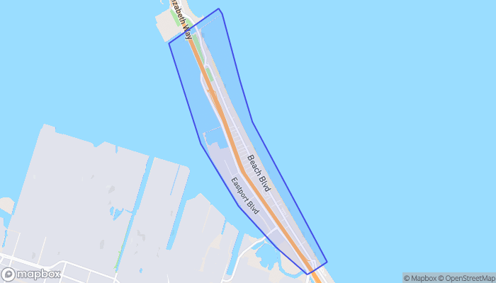 Map of Hamilton Beach