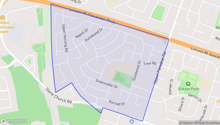 Map of Gurnett