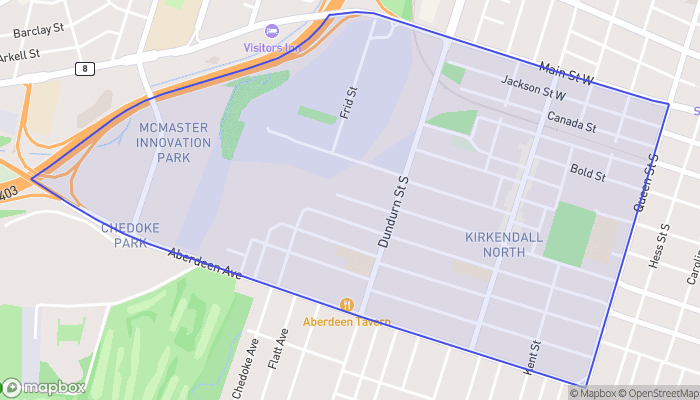 Map of Kirkendall North