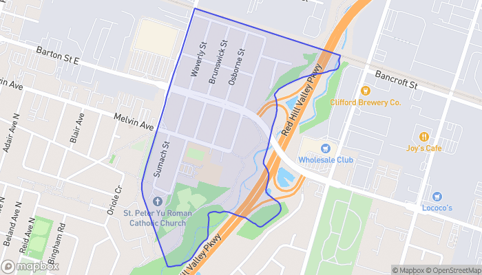 Map of Mcquesten East