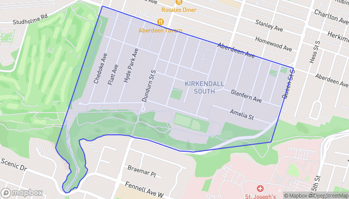 Map of Kirkendall South