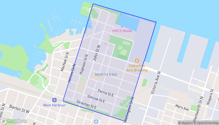 Map of North End East
