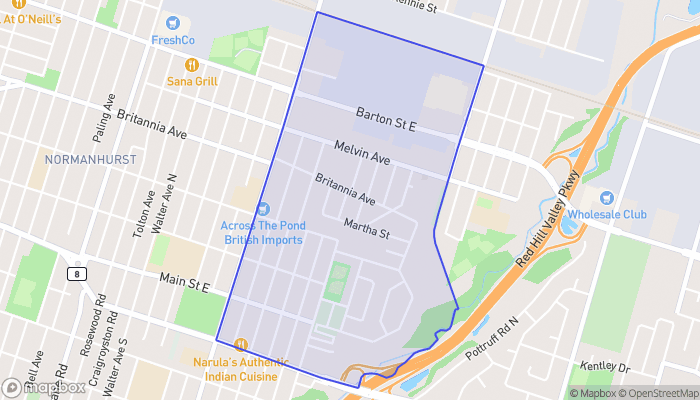 Map of Mcquesten West