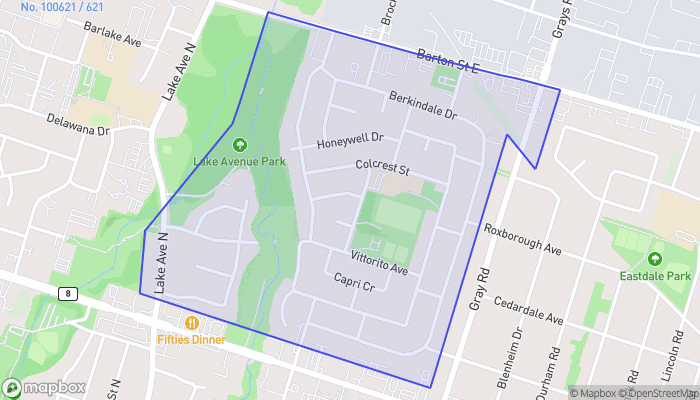 Map of Riverdale East