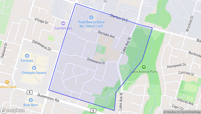 Map of Riverdale West