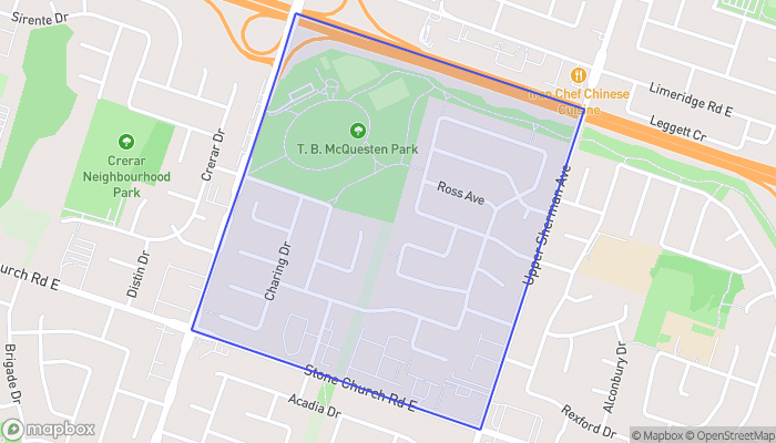 Map of Rushdale