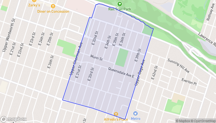 Map of Raleigh