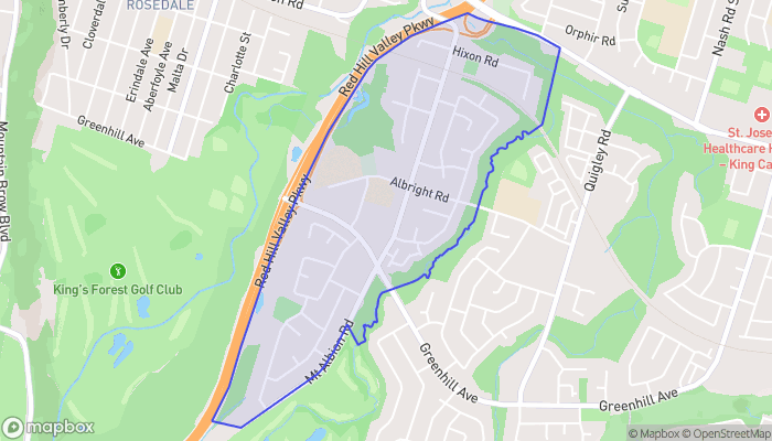 Map of Red Hill