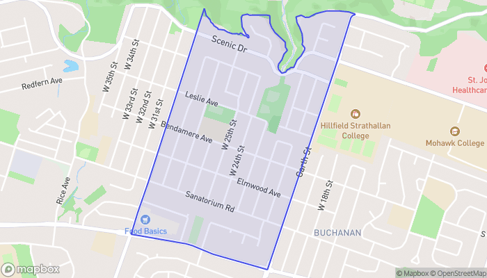 Map of Westcliffe East