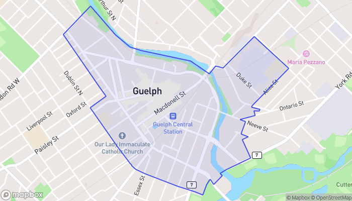 Map of Downtown