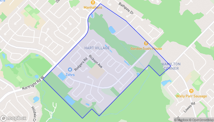 Map of Rickson Ridge