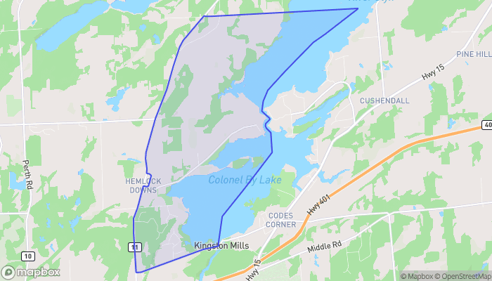 Map of Glenburnie