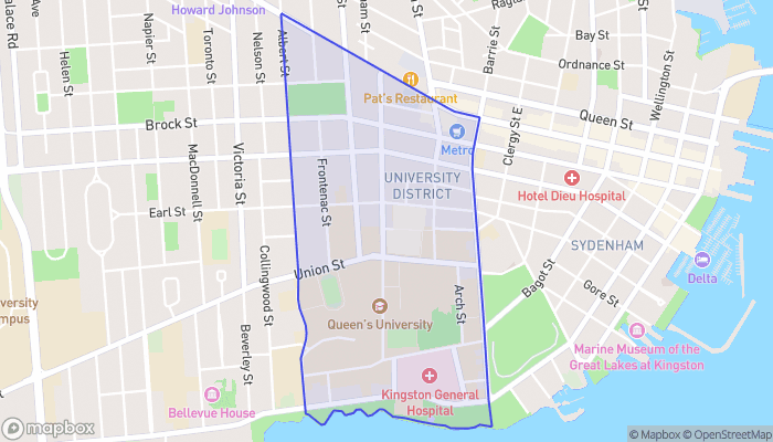 Map of Queens