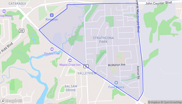 Map of Strathcona Park