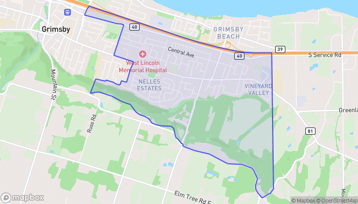 Map of Park Road & Area