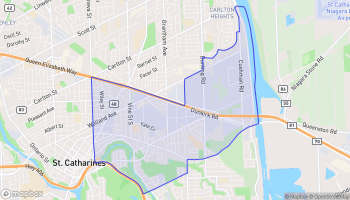 Map of Queenston
