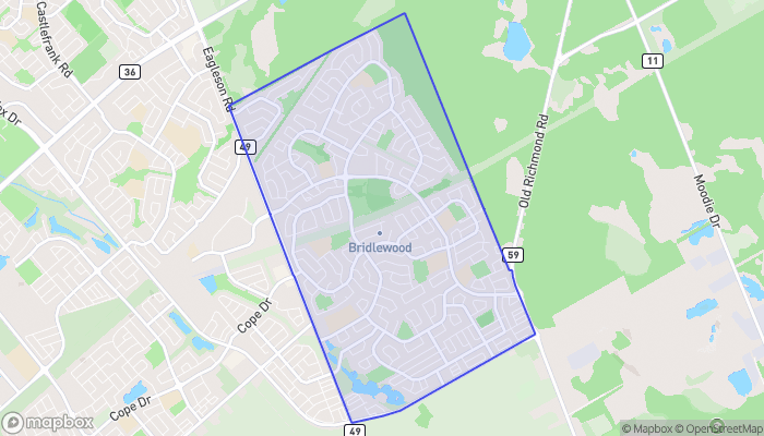 Map of Bridlewood - Emerald Meadows