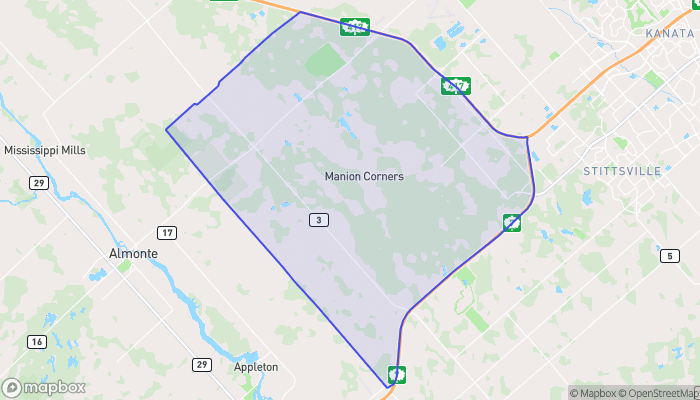 Map of Corkery