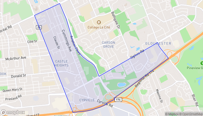 Map of Cummings
