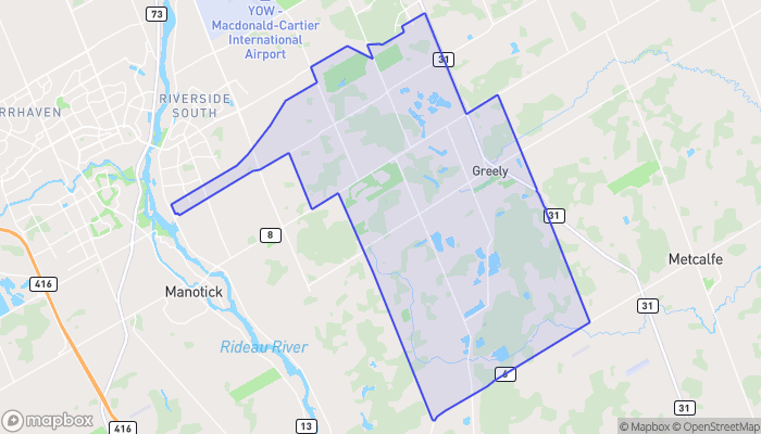 Map of Greely