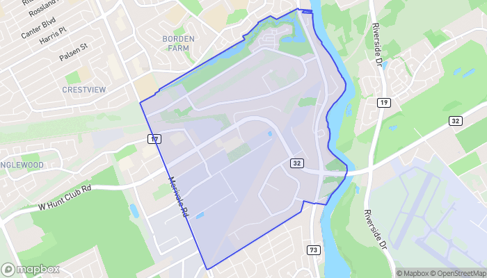Map of Hunt Club South Industrial