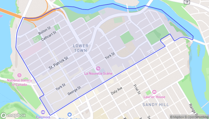 Map of Lowertown
