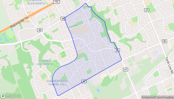 Map of OrléAns Village - Chateauneuf