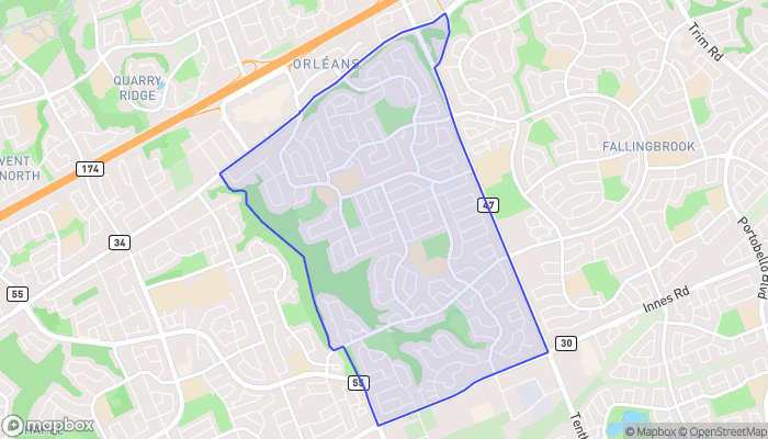 Map of Queenswood Heights