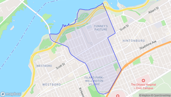 Map of Wellington Village