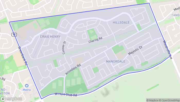 Map of Woodvale - Craig Henry - Manordale - Estates of Arlington Woods