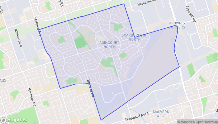 Map of Agincourt North