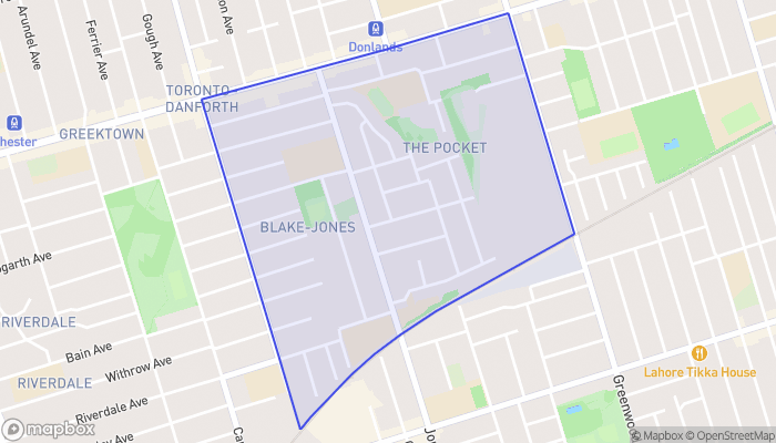 Map of Blake-Jones