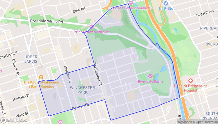 Map of Cabbagetown
