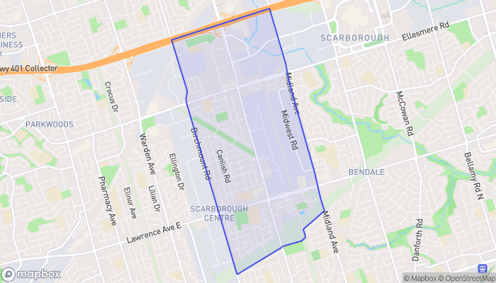 Map of Dorset Park