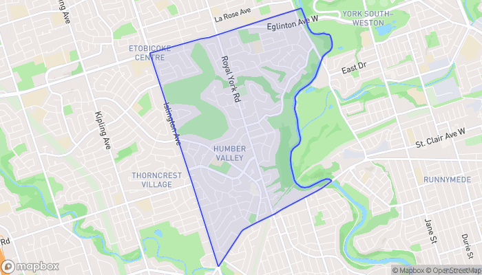 Map of Edenbridge-Humber Valley