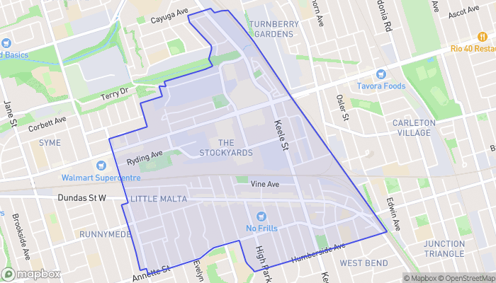 Map of Junction Area