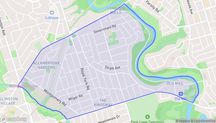 Map of The Kingsway