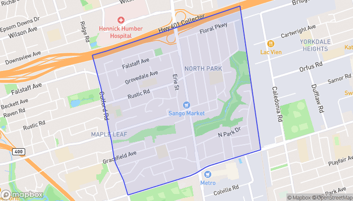 Map of Maple Leaf