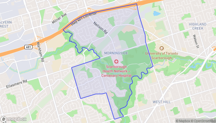 Map of Morningside