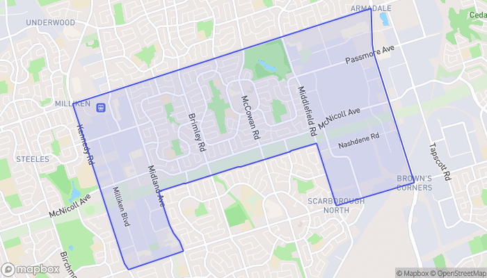 Map of Milliken