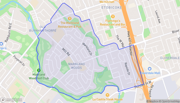 Map of Markland Wood