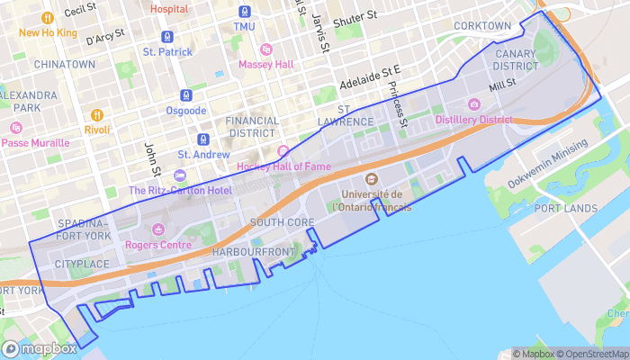 Map of Harbourfront
