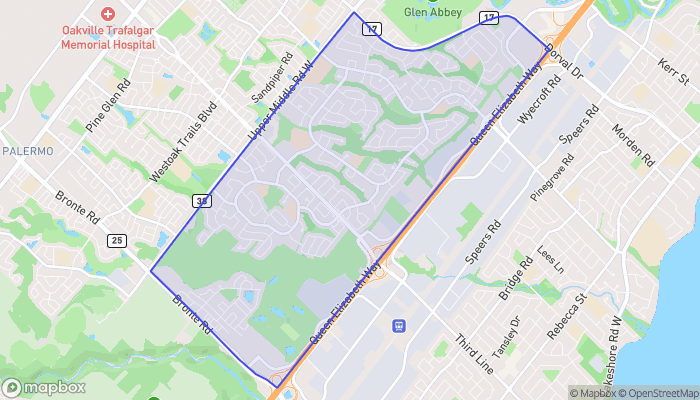Map of Glen Abbey