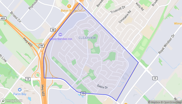 Map of Clearview
